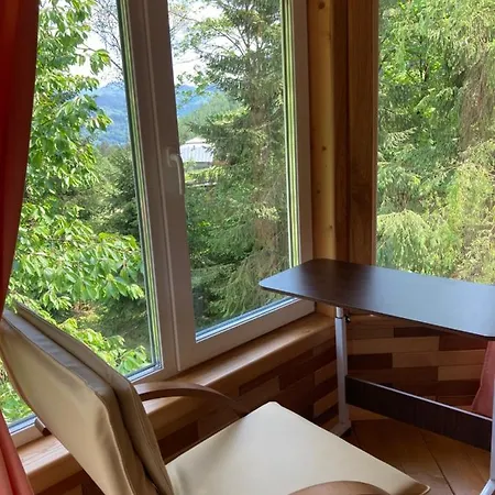 хата різьбяра - закуток ゲストハウス Byalobereska